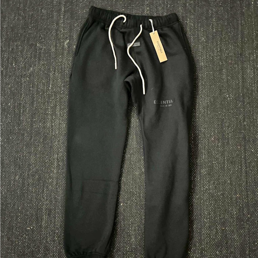 Essentials Black Jogger Pants